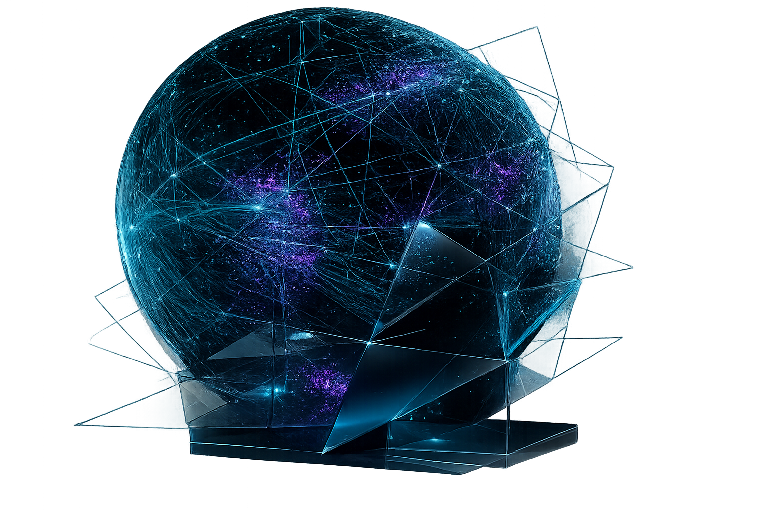 AI Knowledge Graph Globe