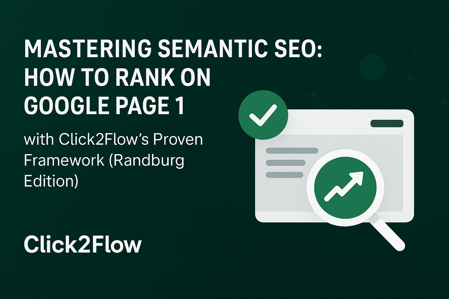 Semantic SEO Services in Randburg - Click2Flow
